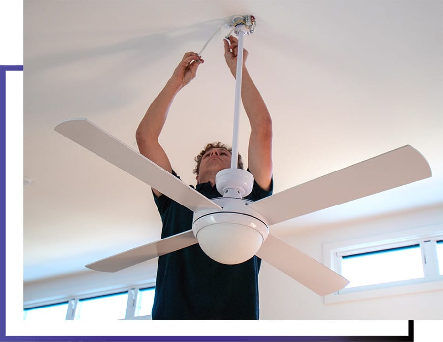 Services Ceiling Fan Installation and Wiring - Varley Electric